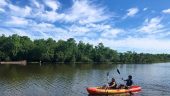 The kayak trip was so...